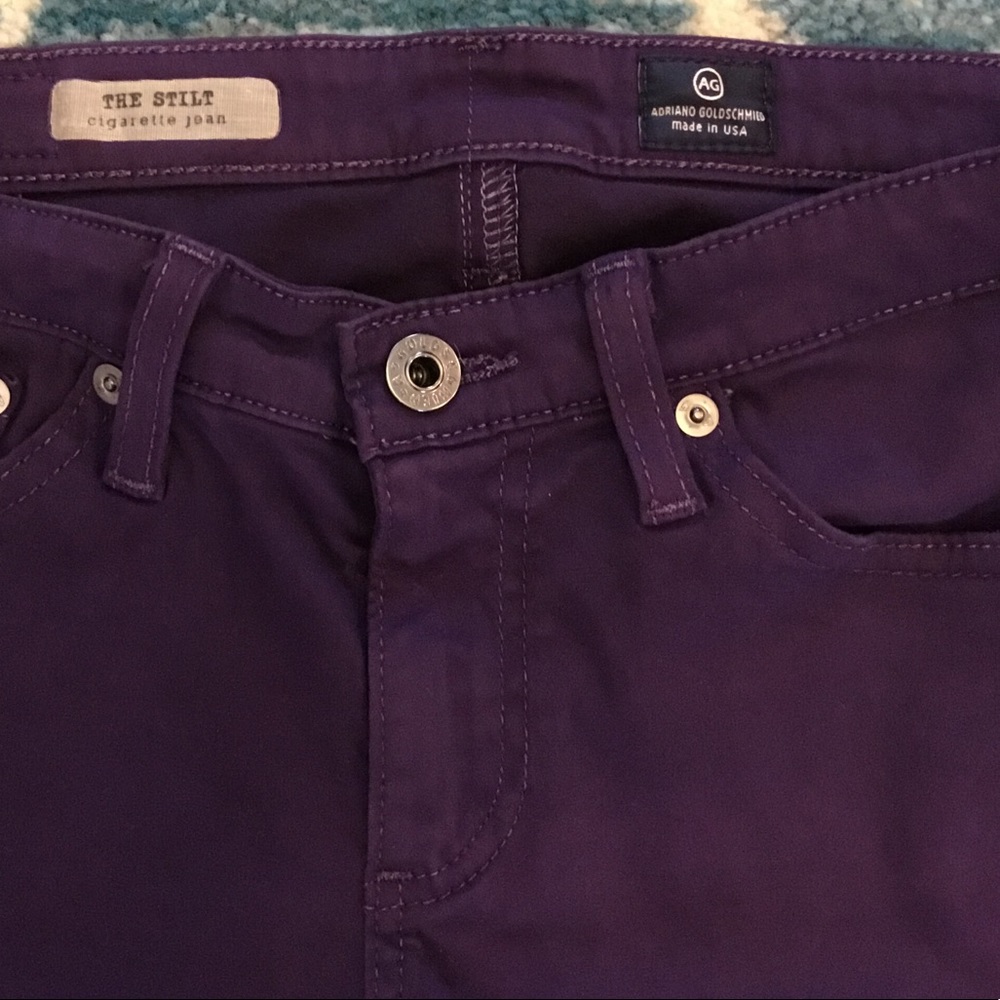 AG purple skinny jeans size 26 🎉HP🎉 - Picture 1 of 4